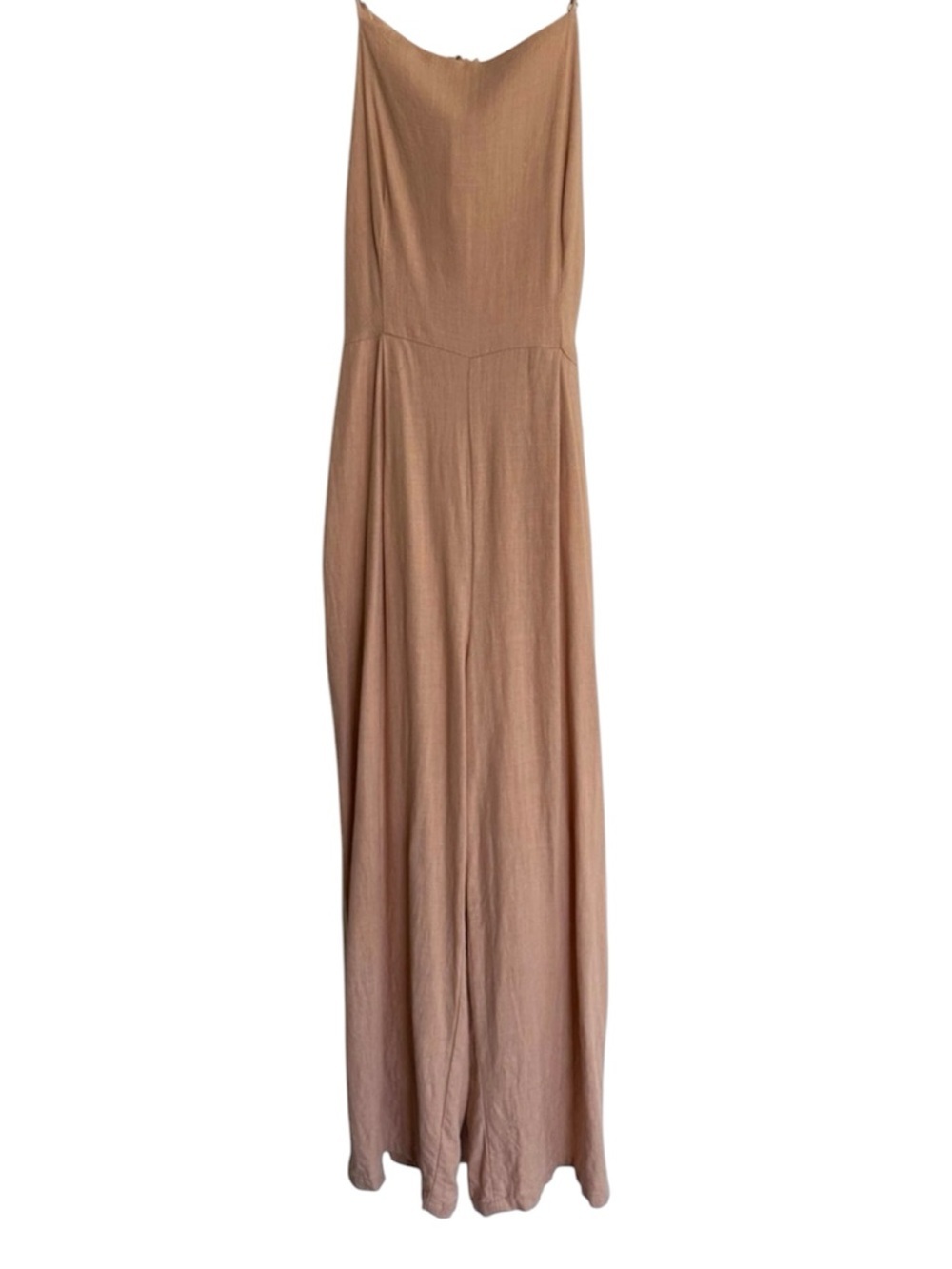 HER ENTIRE NAME SAYS GRACE Pink Cropped Linen Blend Jumper - Small